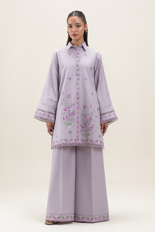 2 PIECE EMBROIDERED LAWN SUIT-SMOKESCREEN (UNSTITCHED)