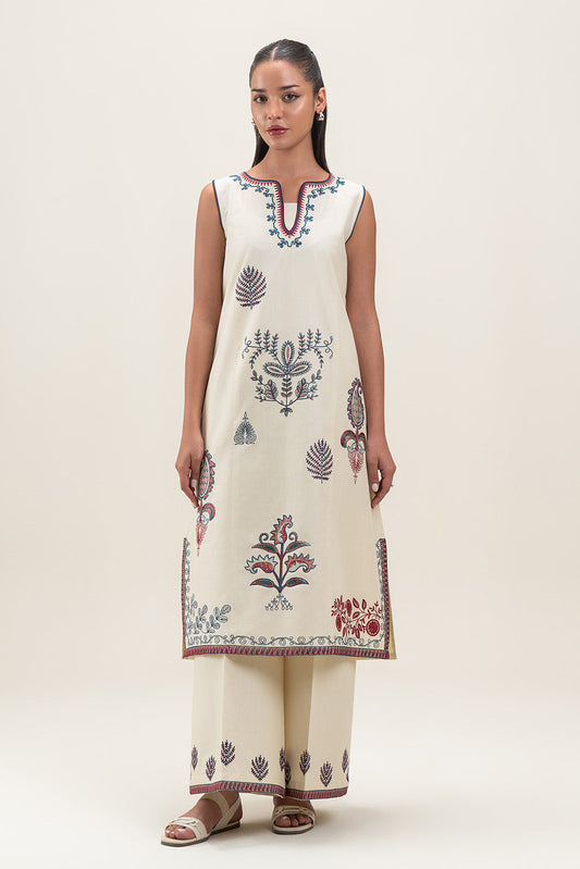 2 PIECE EMBROIDERED LAWN SUIT-SAND TREASURE (UNSTITCHED)
