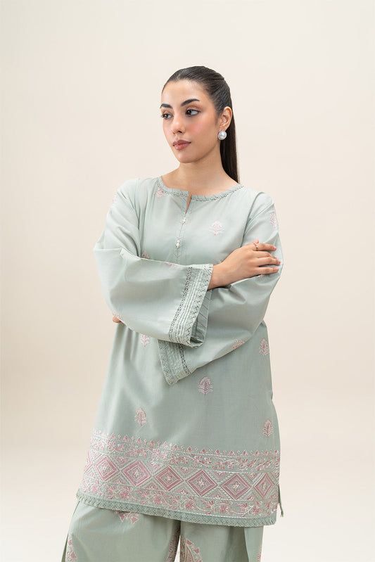 2 PIECE EMBROIDERED LAWN SUIT-SAGE DREAM (UNSTITCHED)