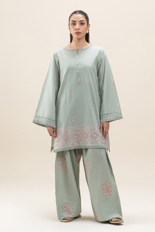2 PIECE EMBROIDERED LAWN SUIT-SAGE DREAM (UNSTITCHED)