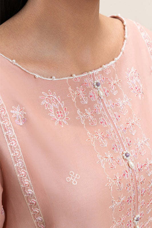 3 PIECE EMBROIDERED LAWN SUIT-SOFT SORBET (UNSTITCHED)