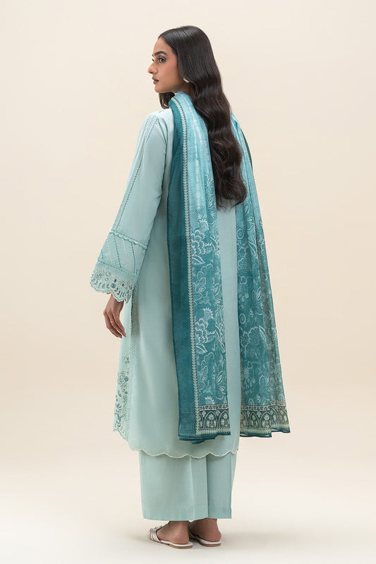 3 PIECE EMBROIDERED LAWN SUIT-VERDANT MEADOW (UNSTITCHED)