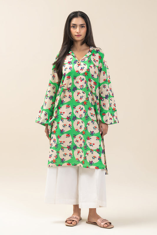 PRINTED DORIA LAWN SHIRT (PRET)