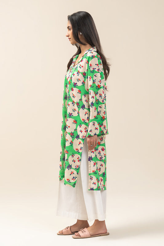 PRINTED DORIA LAWN SHIRT (PRET)
