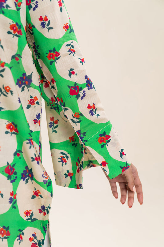 PRINTED DORIA LAWN SHIRT (PRET)