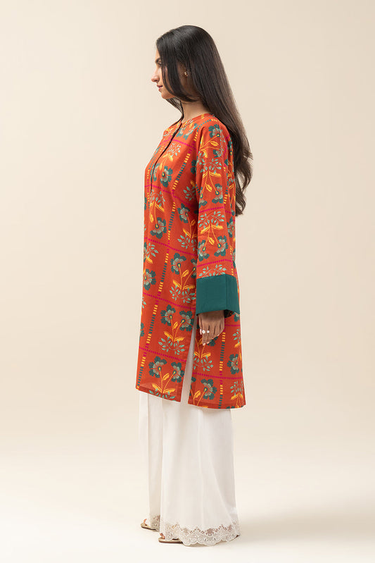 PRINTED TWO WAY SLUB SHIRT (PRET)