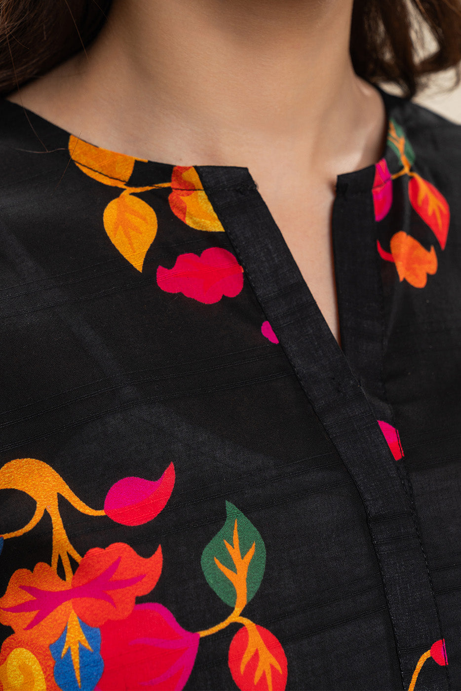 PRINTED DORIA LAWN SHIRT (PRET)