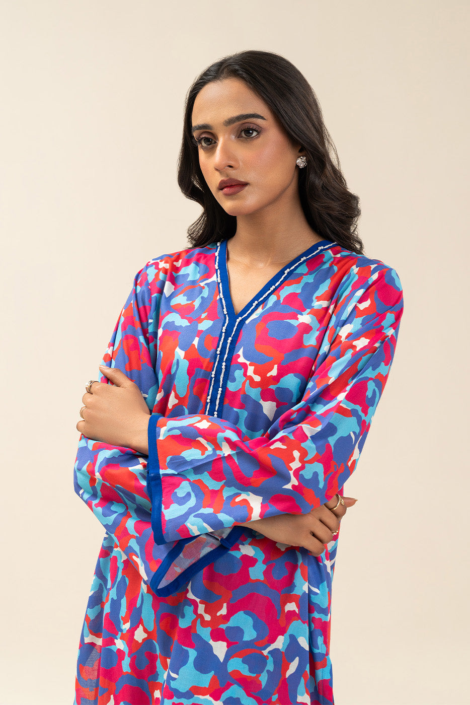 2 PIECE PRINTED LAWN SUIT (PRET)