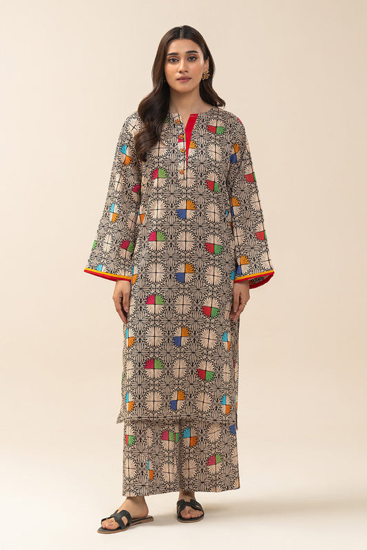 2 PIECE PRINTED LAWN SUIT (PRET)