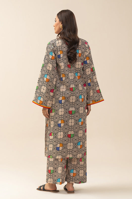 2 PIECE PRINTED LAWN SUIT (PRET)