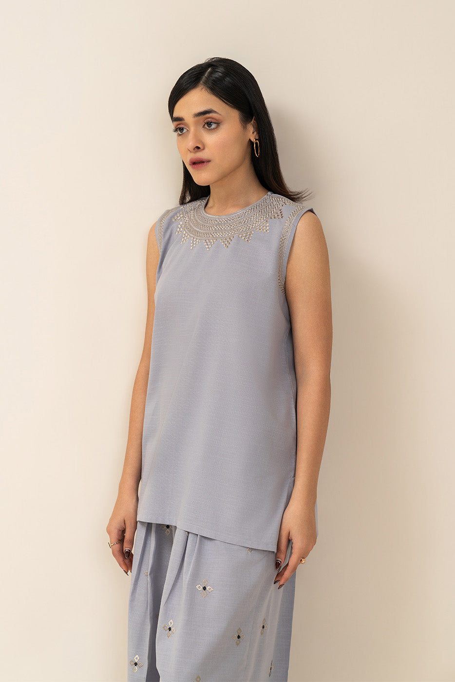EMBROIDERED CO-ORD SET (FLOW)