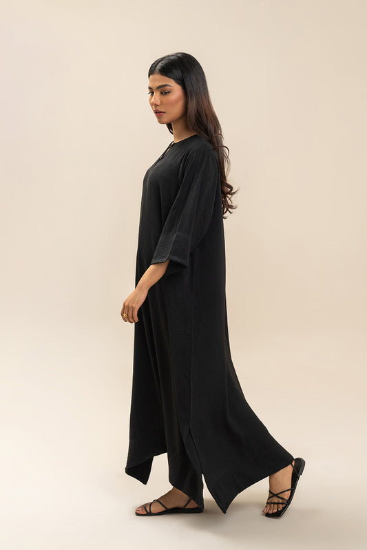 BASIC POLY CREPE DRESS(FLOW)