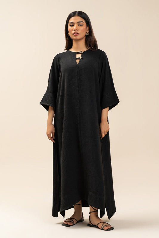 BASIC POLY CREPE DRESS(FLOW)