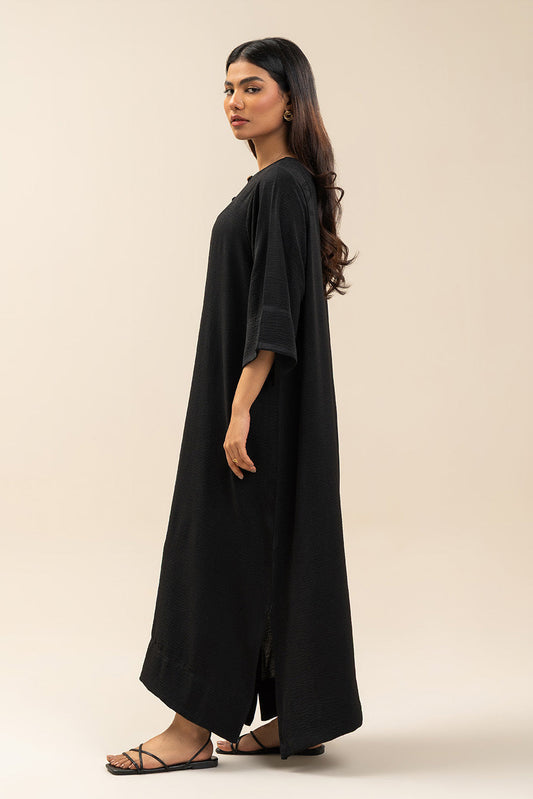 BASIC POLY CREPE DRESS(FLOW)