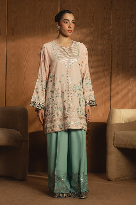 EMBROIDERED RAW SILK SHIRT (LUXURY-PRET)