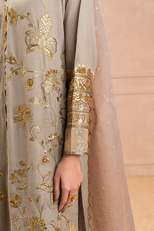 2 PIECE EMBROIDERED RAW SILK SUIT (LUXURY PRET)