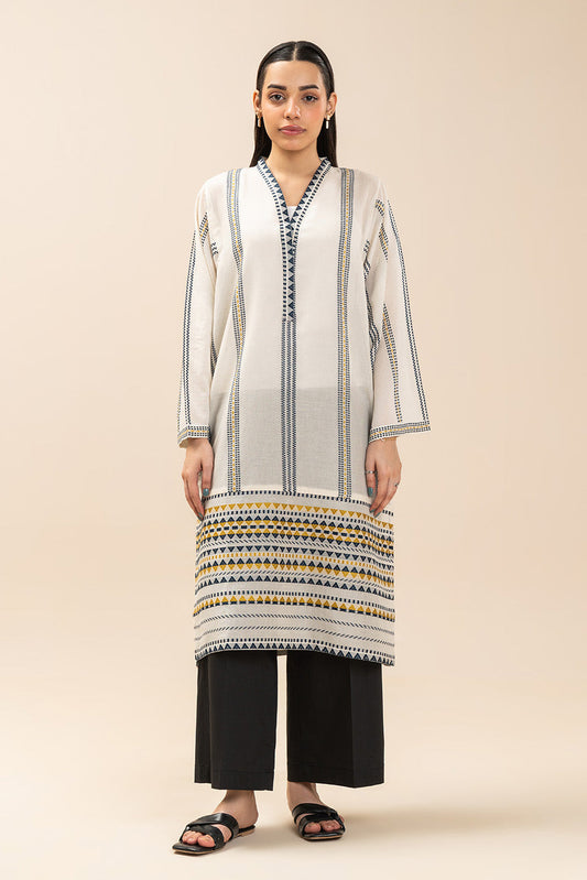 SOLID JACQUARD SHIRT (PRET)