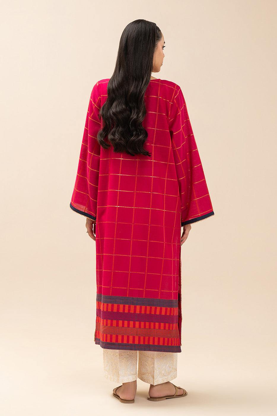 SOLID JACQUARD SHIRT (PRET)