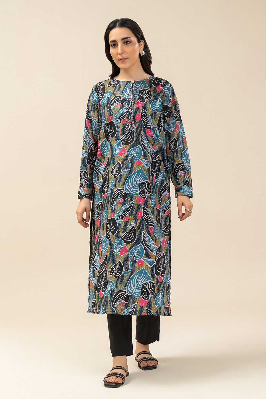PRINTED LAWN SHIRT (PRET)