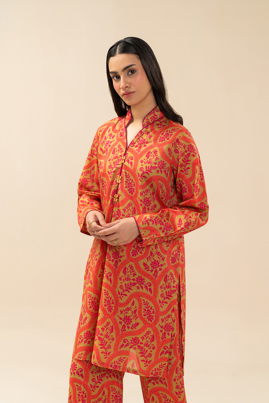 2 PIECE PRINTED LAWN SUIT (PRET)
