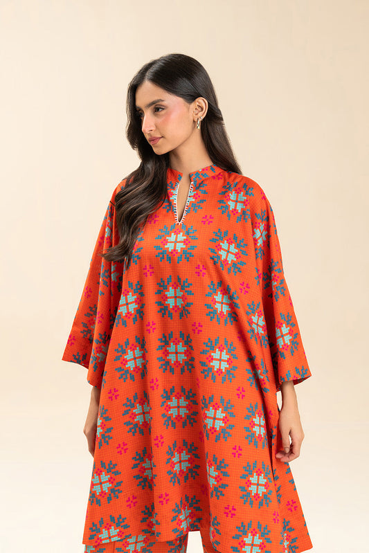 2 PIECE PRINTED LAWN SUIT (PRET)