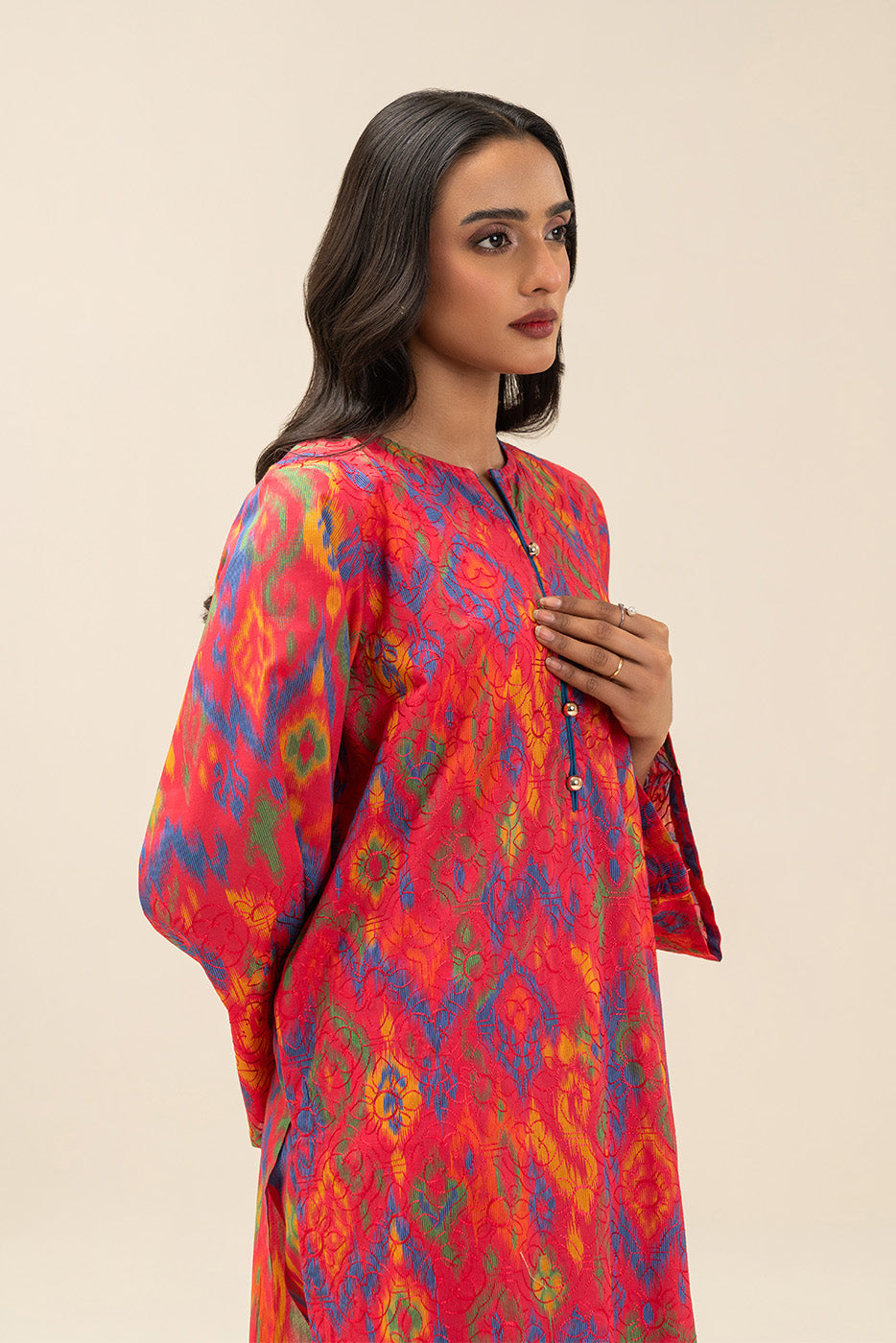 2 PIECE PRINTED LAWN SUIT (PRET)