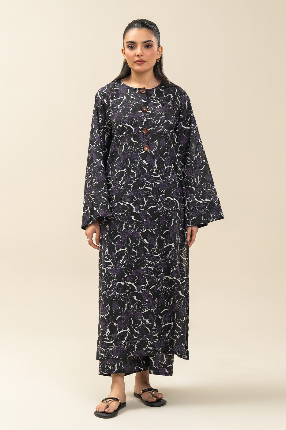 2 PIECE PRINTED LAWN SUIT (PRET)