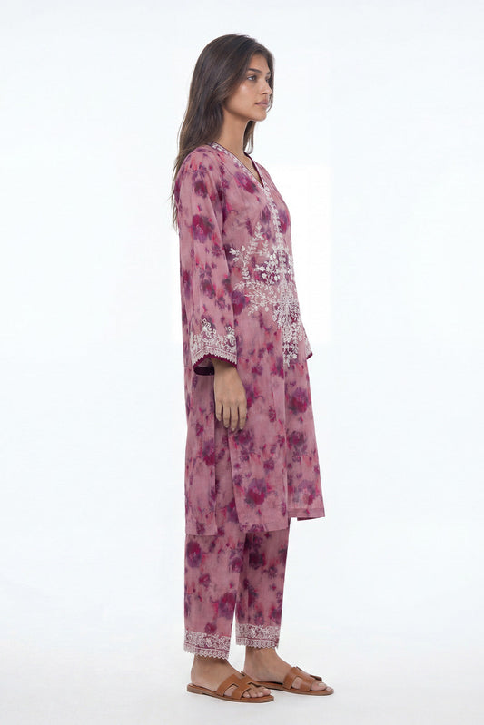 2 PIECE PRINTED LAWN SUIT (PRET)
