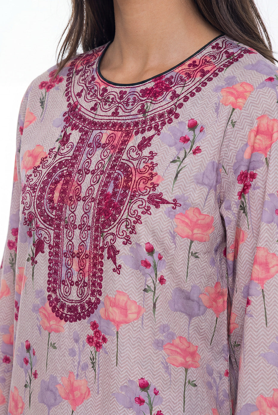 2 PIECE PRINTED LAWN SUIT (PRET)