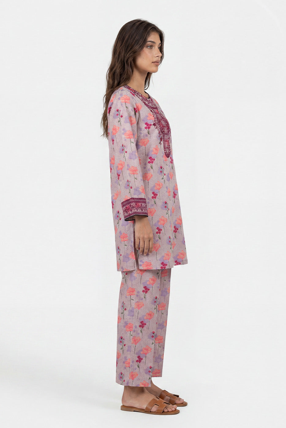 2 PIECE PRINTED LAWN SUIT (PRET)
