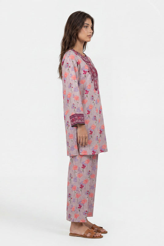 2 PIECE PRINTED LAWN SUIT (PRET)