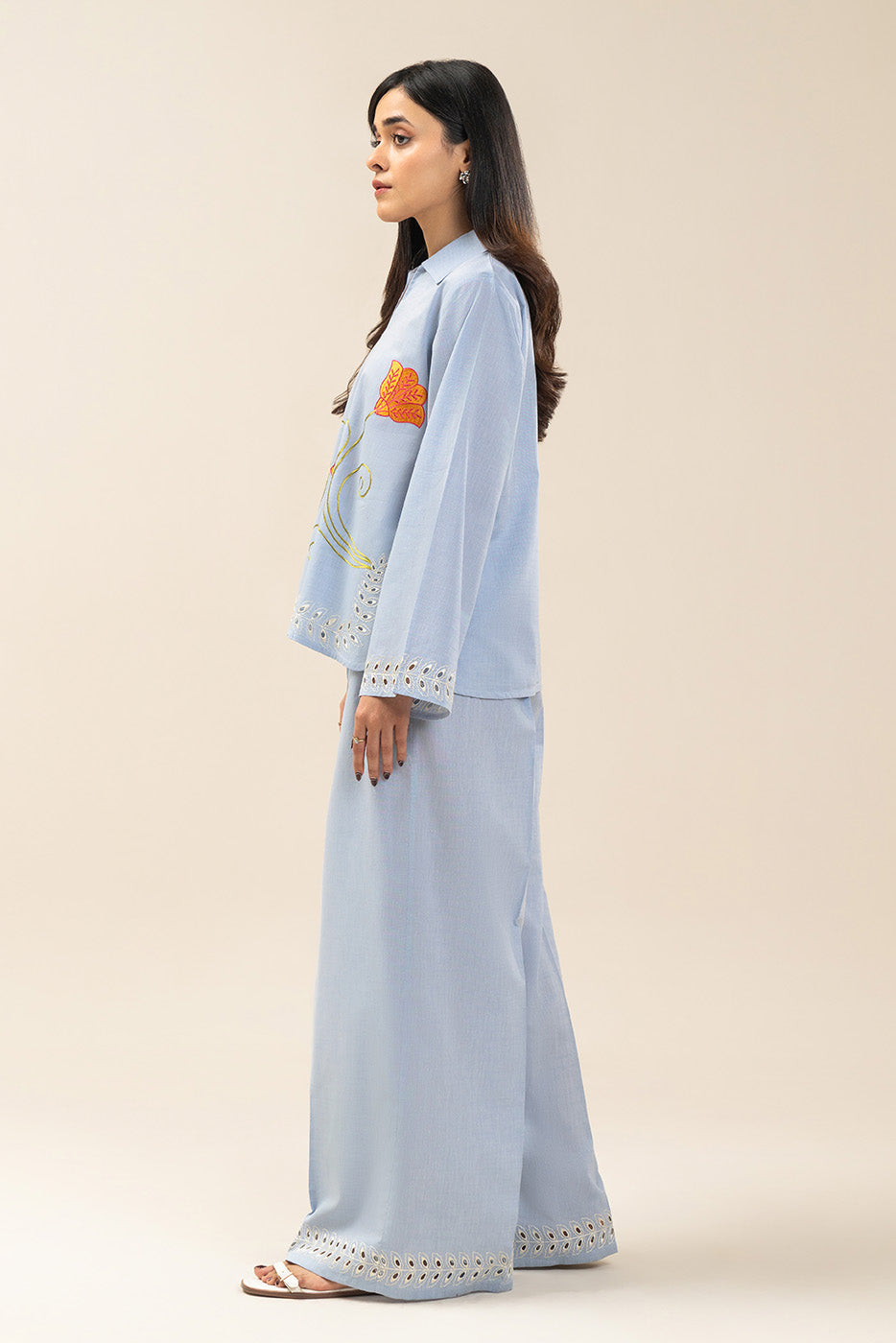 EMBROIDERED CO-ORD SET (FLOW)