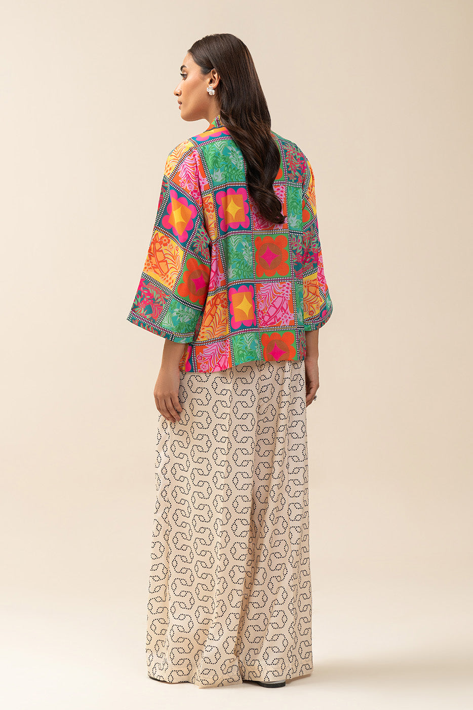 2 PIECE PRINTED SILK SUIT (PRET)