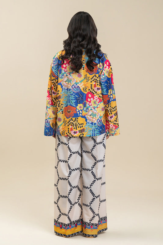 2 PIECE PRINTED POLY CO-ORD SET (FLOW)