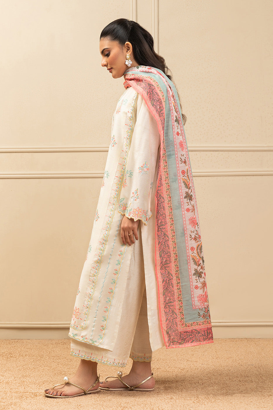 3 PIECE EMBROIDERED MISSOURI SUIT (HIGH CASUAL)