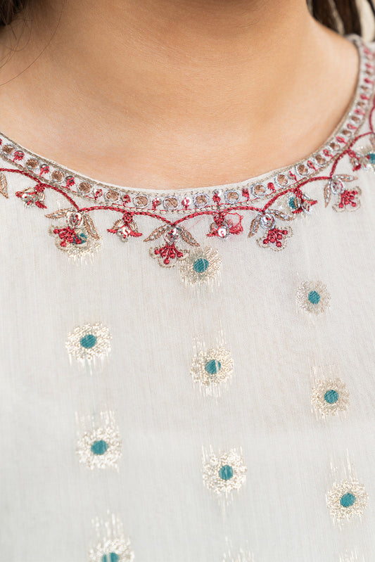 EMBROIDERED DANIER ZARI SHIRT (LUXURY-PRET)