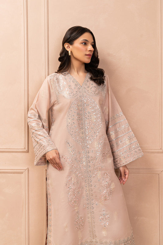 EMBROIDERED ZARI JACQUARD SHIRT (LUXURY PRET)