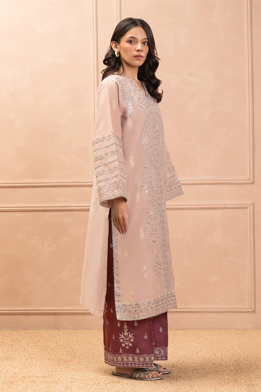 EMBROIDERED ZARI JACQUARD SHIRT (LUXURY PRET)