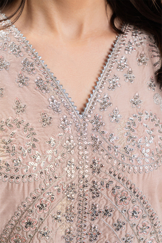 2 PIECE EMBROIDERED ZARI JACQUARD SUIT (LUXURY PRET)