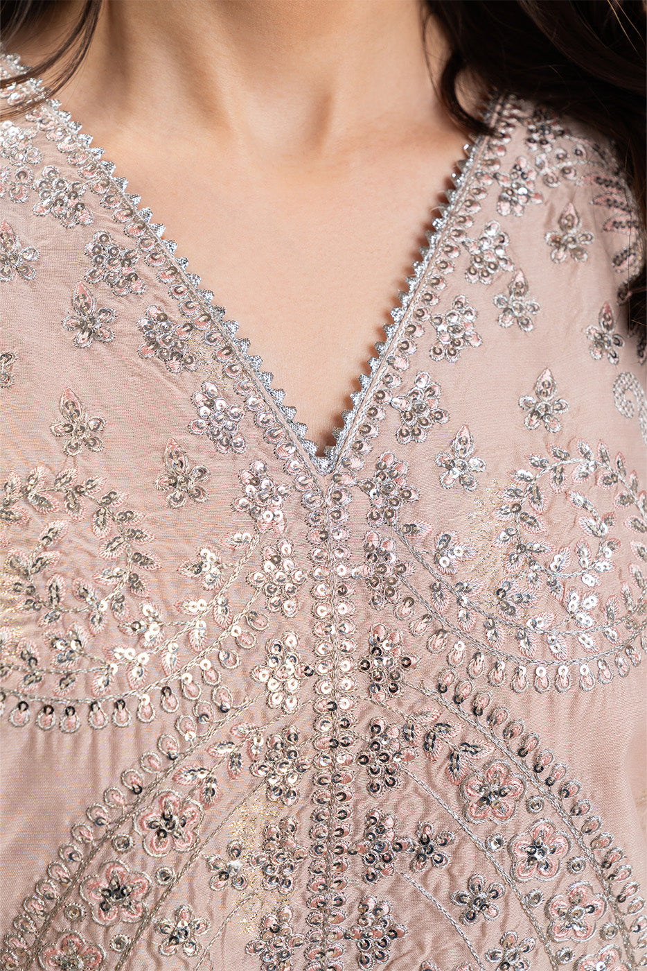 EMBROIDERED ZARI JACQUARD SHIRT (LUXURY PRET)