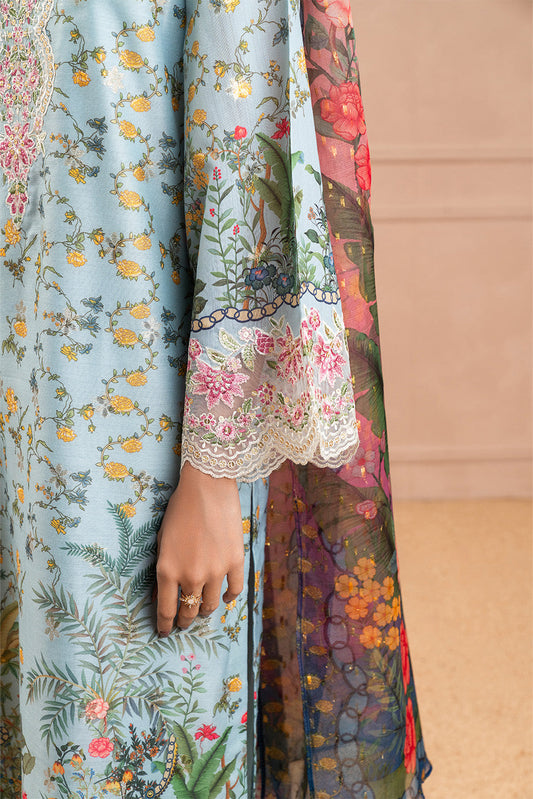 3 PIECE EMBROIDERED ZARI JACQUARD SUIT (LUXURY-PRET)