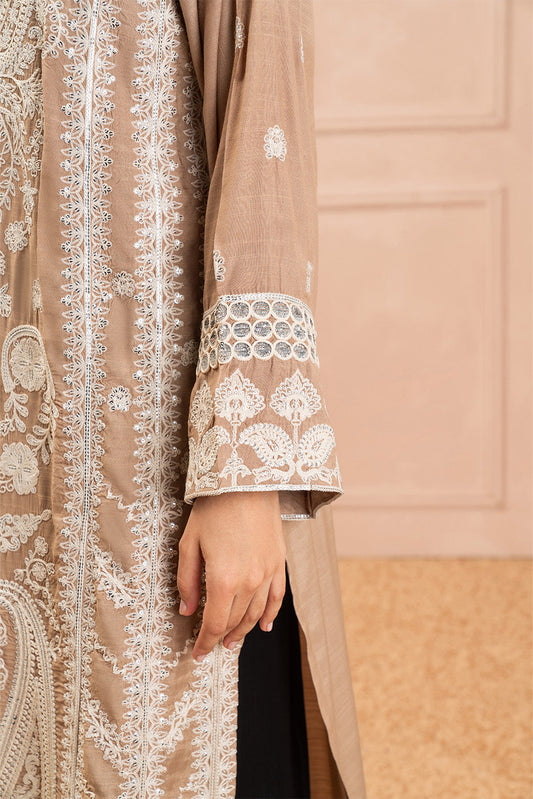 3 PIECE EMBROIDERED RAW SILK SUIT (LUXURY PRET)