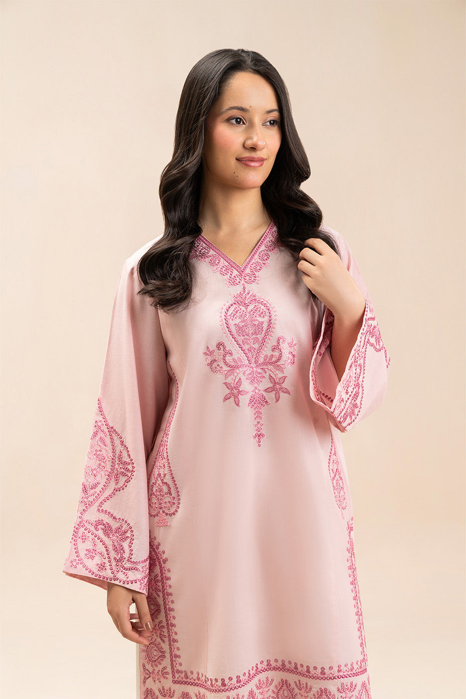 EMBROIDERED LAWN SHIRT (PRET)