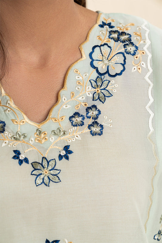 EMBROIDERED LAWN SHIRT (PRET)