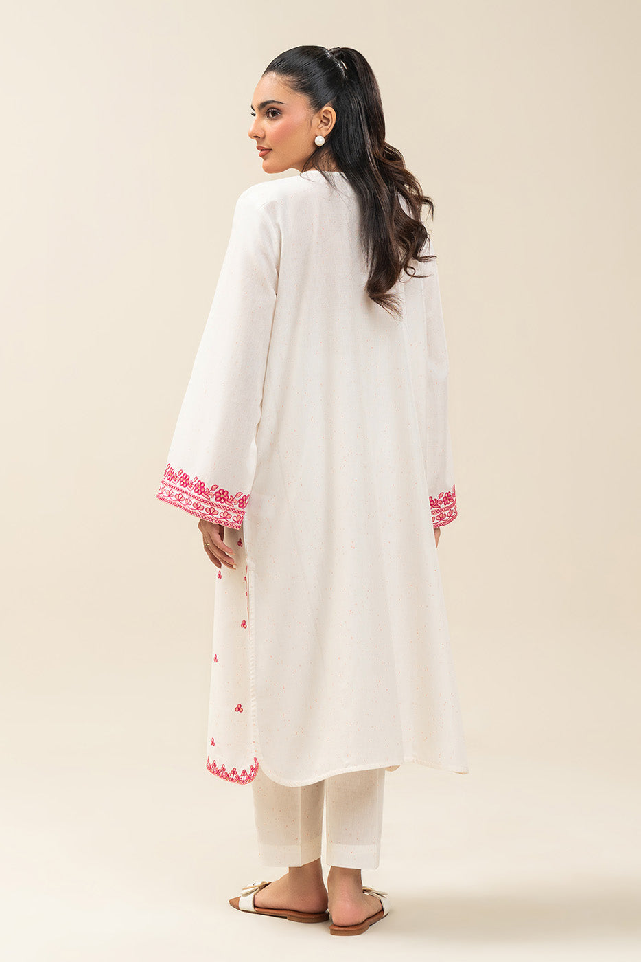 2 PIECE EMBROIDERED NEON NEPS SUIT (PRET)