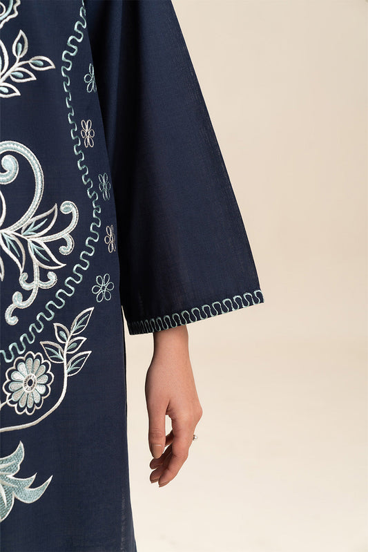 2 PIECE EMBROIDERED TWO WAY SLUB SUIT (PRET)