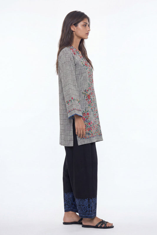2 PIECE EMBROIDERED DORIA SUIT (PRET)
