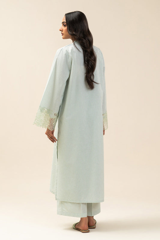 2 PIECE EMBROIDERED YARN DYED SUIT (PRET)