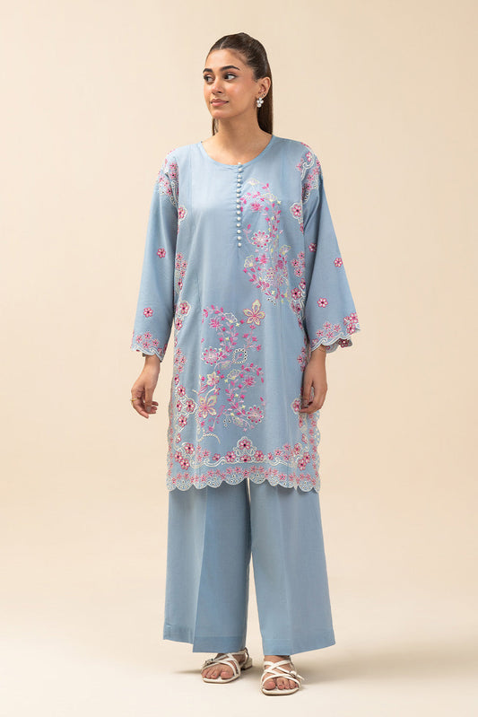 2 PIECE EMBROIDERED LAWN SUIT (PRET)