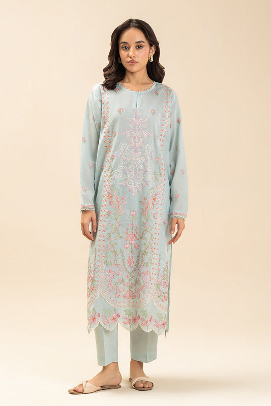 2 PIECE EMBROIDERED LAWN SUIT (PRET)